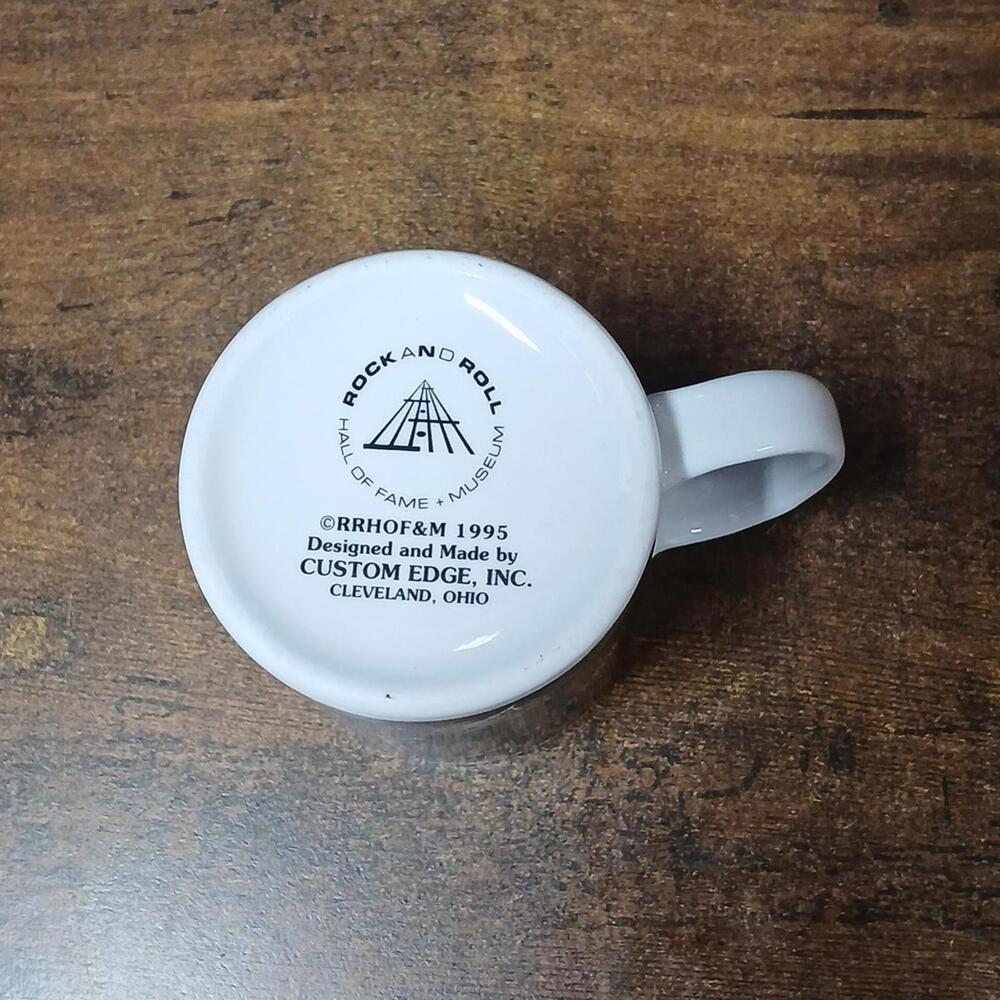 Vintage 1995 Rock & Roll Hall of Fame Inaugural Year Coffee Tea Mug - Picture 6 of 8